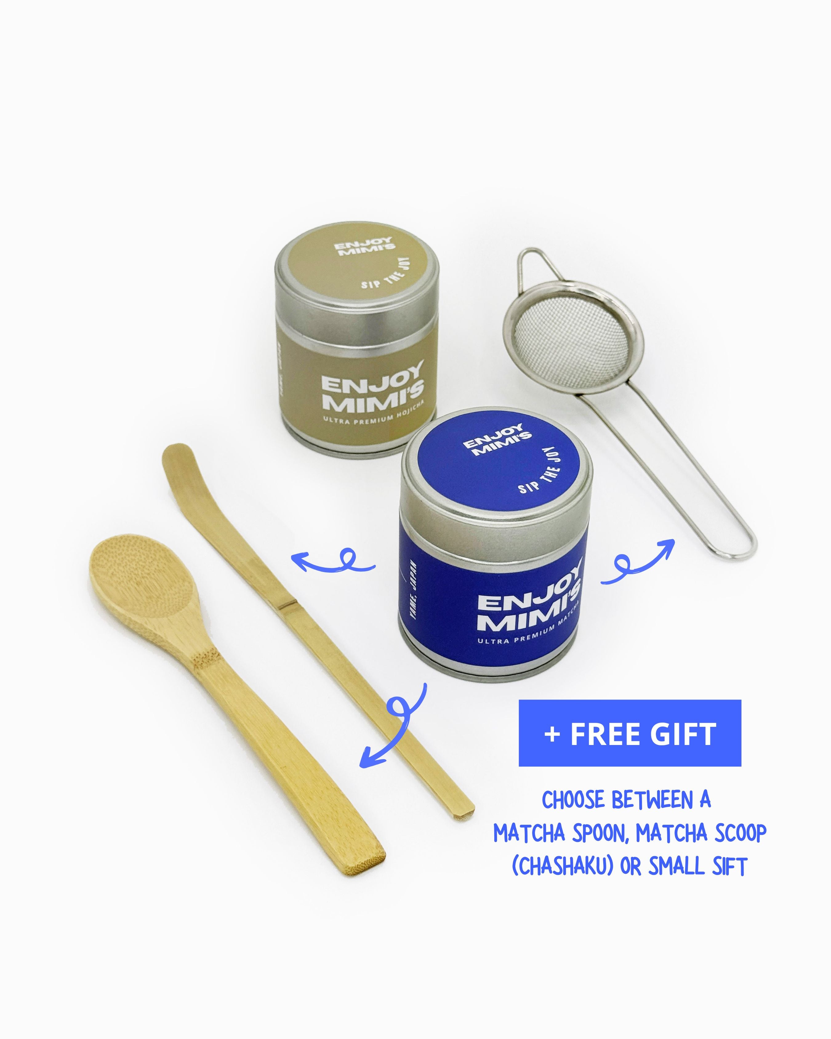 ENJOY MIMI'S / Duo Deal Matcha 40g & Hojicha 40g + FREE Gift