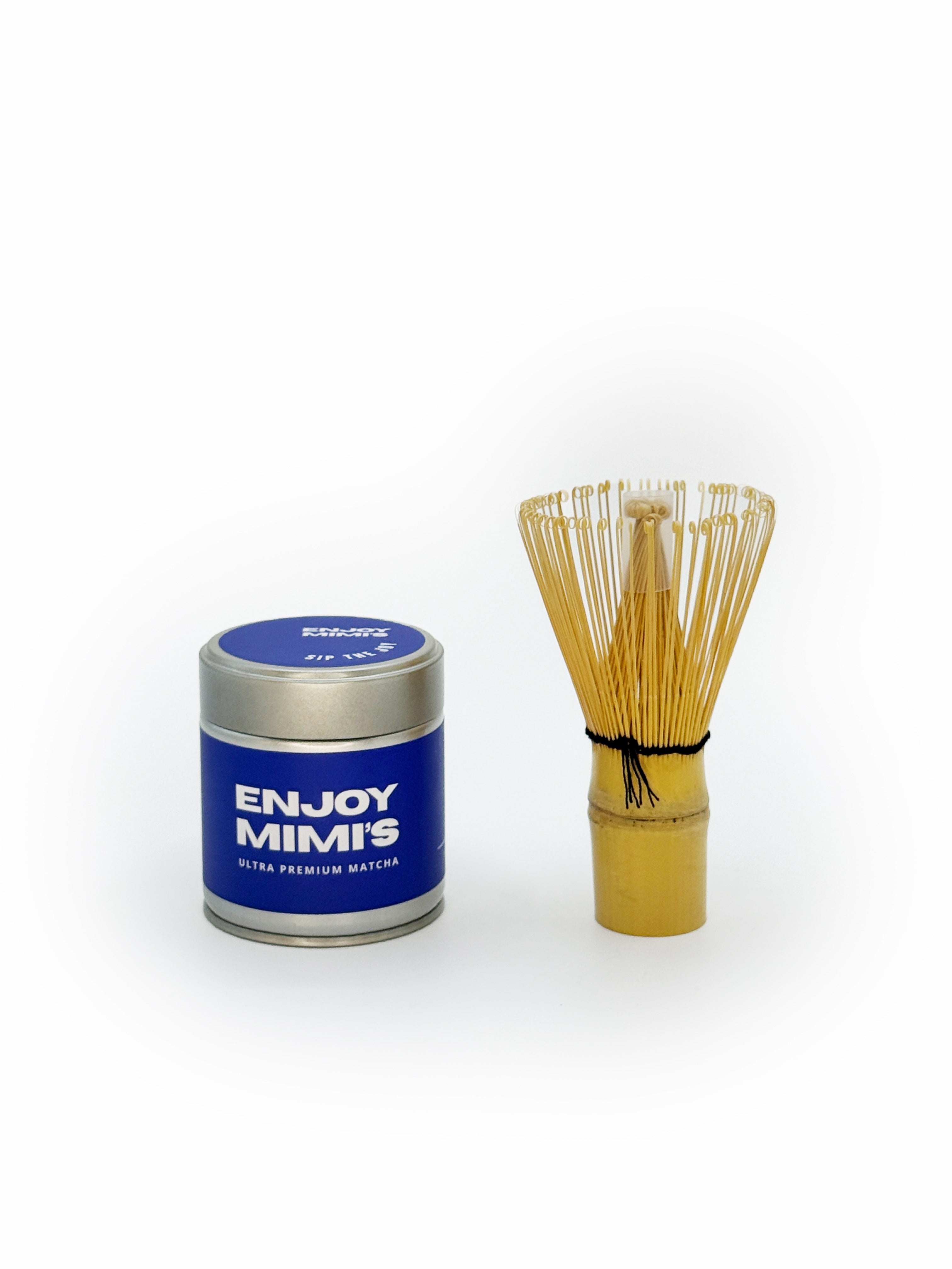 ENJOY MIMI'S / Ultra Premium Matcha (Ceremonial Grade) 40g + Bamboo Whisk